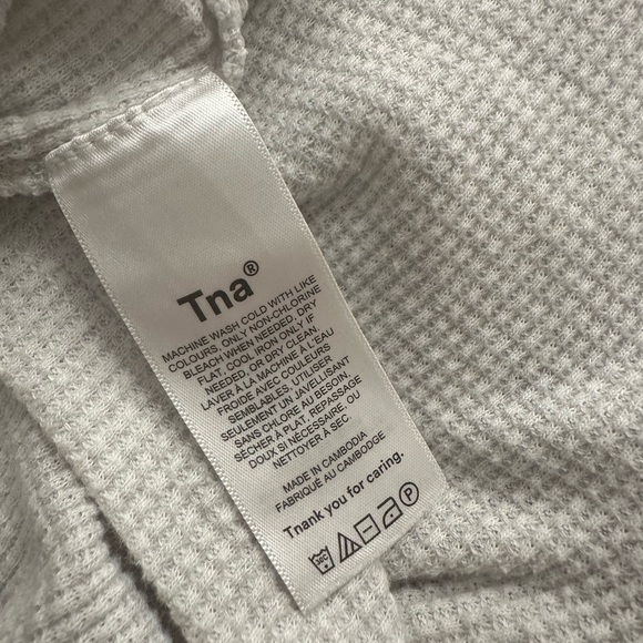 TNA cropped waffle long sleeve - Picture 4 of 8